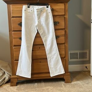 GAP 1969 Sexy Boot Size 6R White Jean